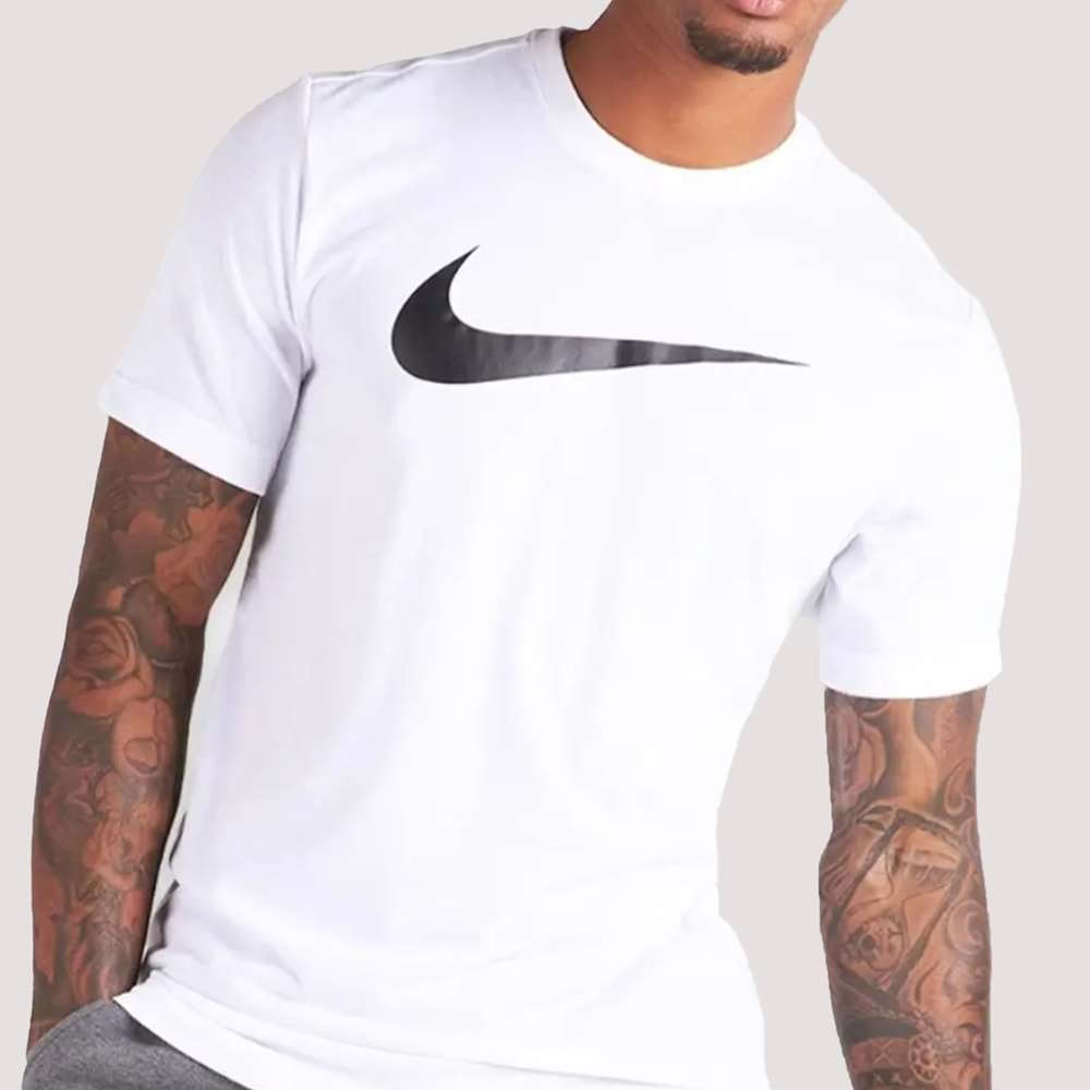 Nike Dri-Fit Erkek T shirt M BEYAZ