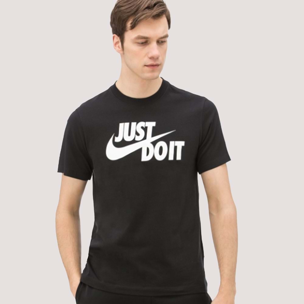 Nike Tee Just Do İt Swoosh Erkek Tshirt L SİYAH