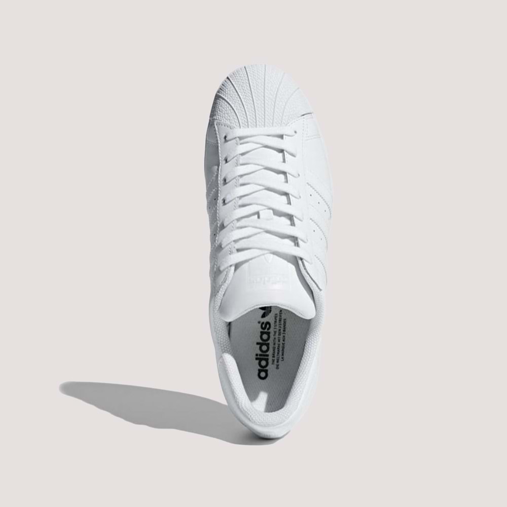 Adidas Süperstar B27136 Erkek Beyaz Spor Ayakkabı 43,5 BEYAZ