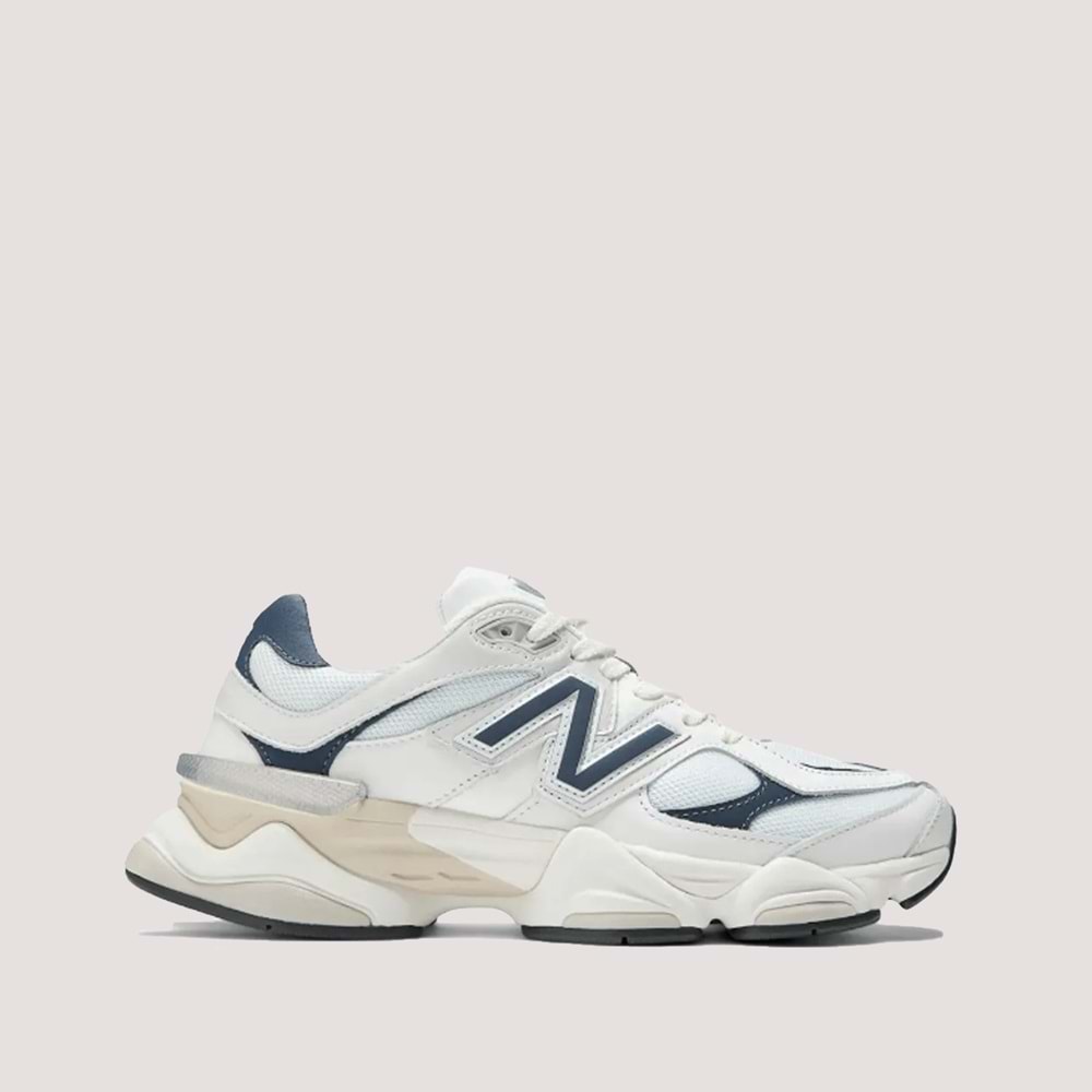 New Balance 9060 BEIGE Lifesytle Sneaker - Beyaz-Mavi - 43