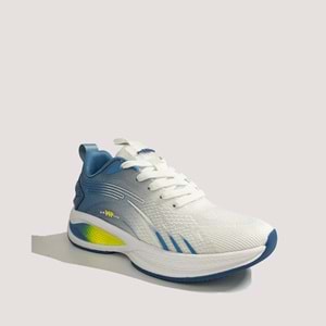 M.P Premium 1626 Kadın Spor Ayakkabı - Beyaz-Mavi - 38
